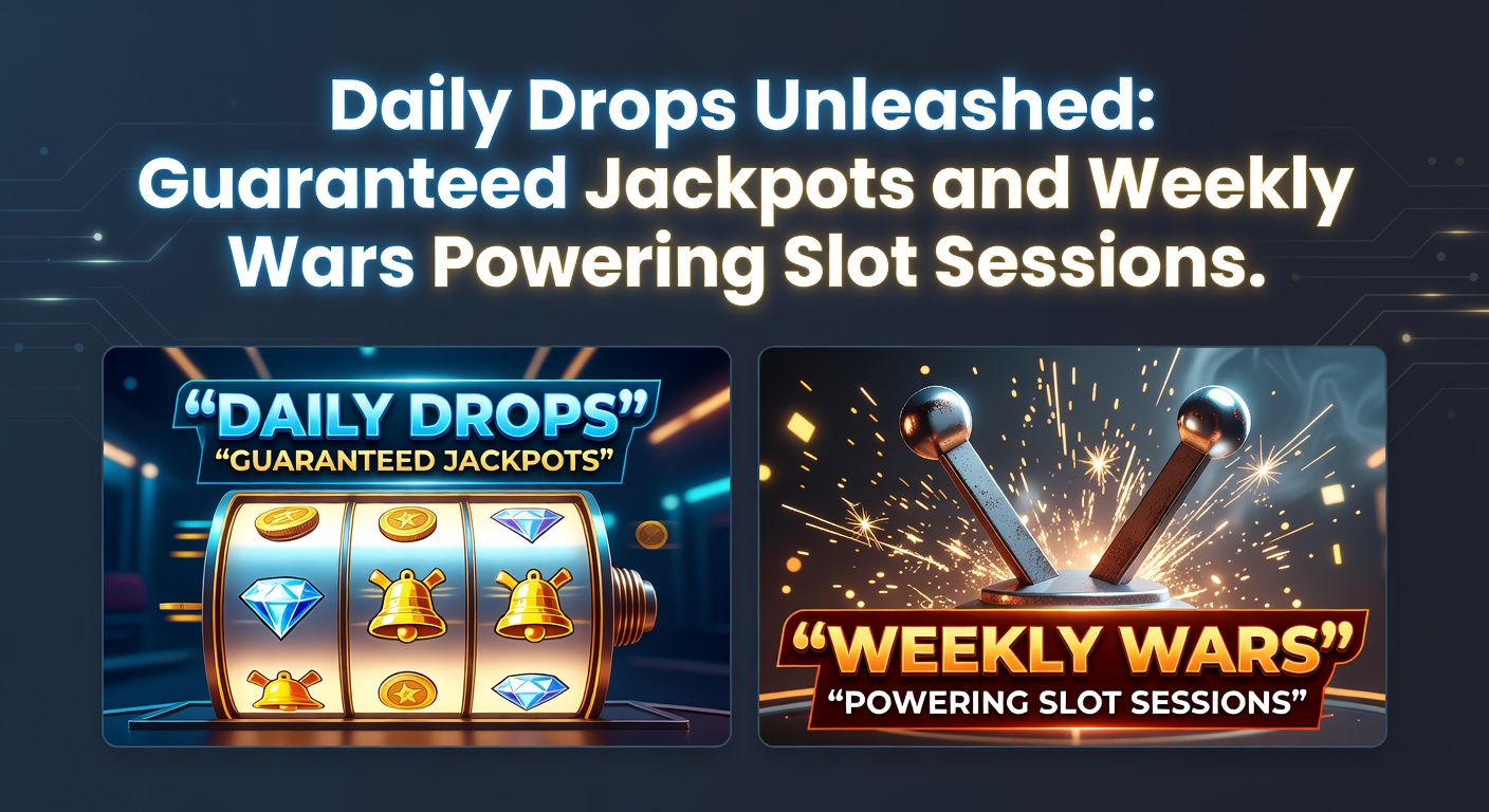 Schermafbeelding van een bruisende slot met daily drop jackpot teller die aftelt naar de onvermijdelijke uitbetaling