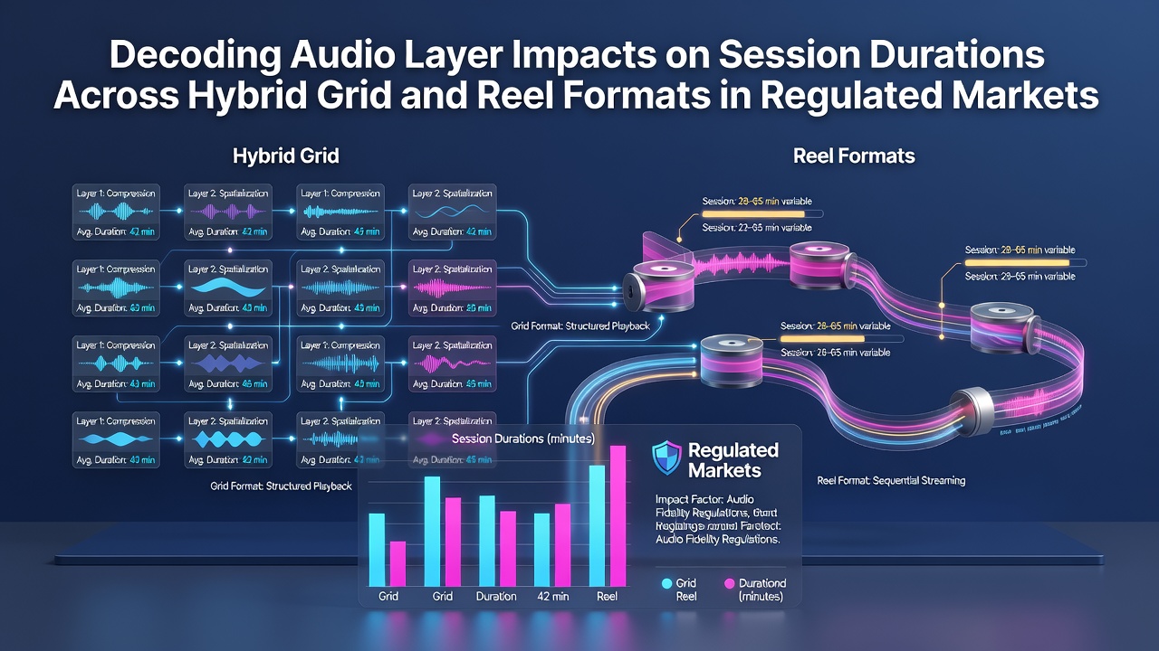 Audio lagen en sessieduren in hybride slot formats