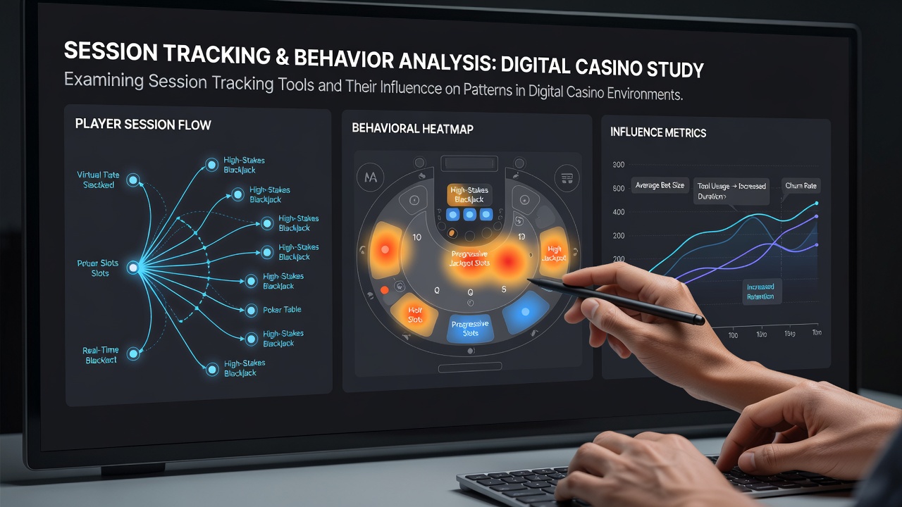 Analyse van sessietracking tools in digitale casino's met visuele weergave van gedragsdata en patronen