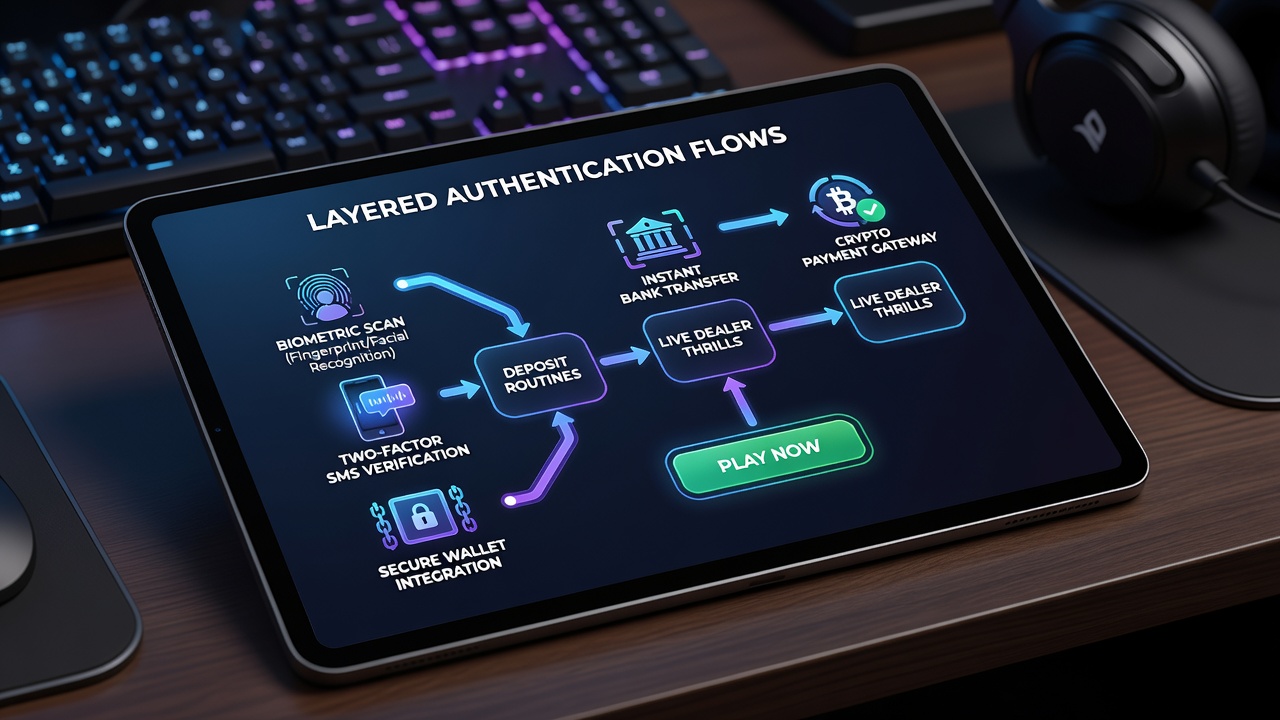 Mobiele authenticatiestromen tijdens live dealer sessies
