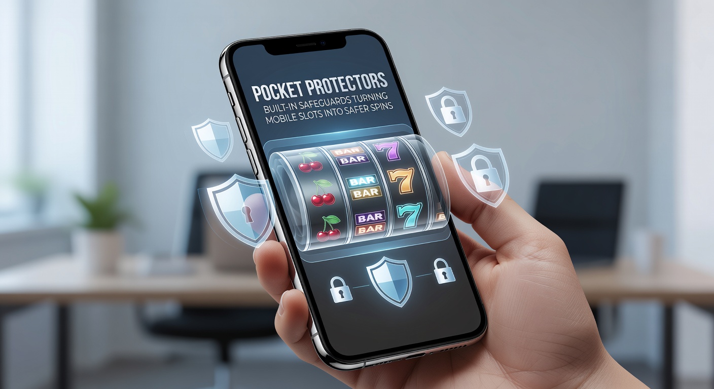 Schermafbeelding van een mobiel slotspel met actieve pocket protector-functies zoals tijdlimieten en uitgavencontroles