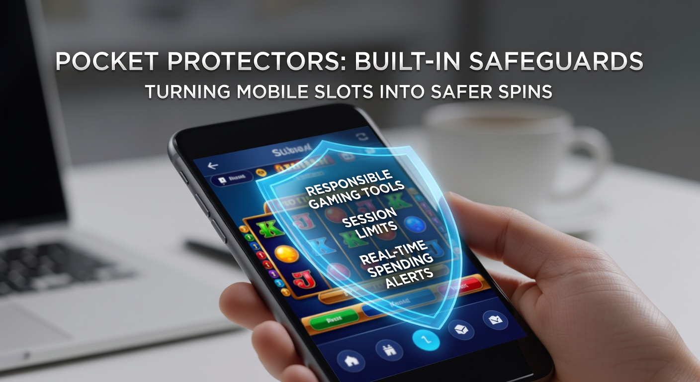 Grafiek met statistieken over het gebruik van pocket protectors in mobiele slots, toon reductie in gokproblemen