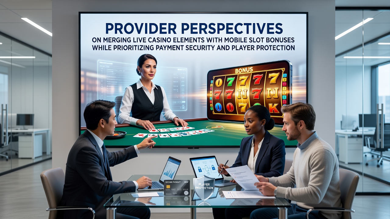Providers die live casino elementen combineren met mobiele slotbonussen onder strikte betalings- en beschermingsprotocollen