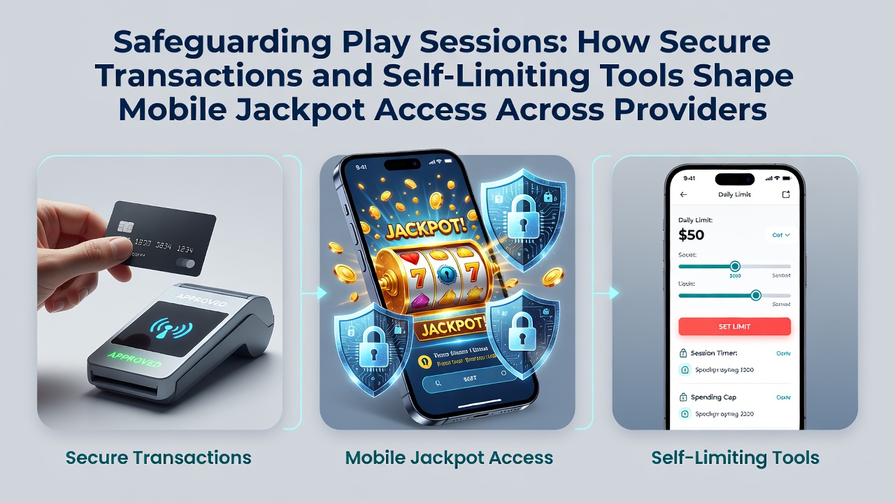 Beveiligde mobiele jackpot sessies met encryptie en limietopties