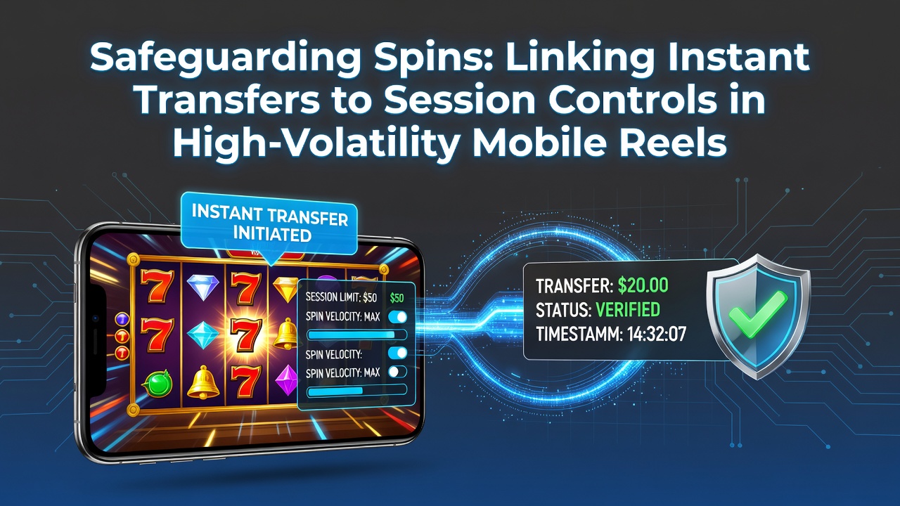 Mobiele slot interface met directe stortingsopties en sessiecontroles