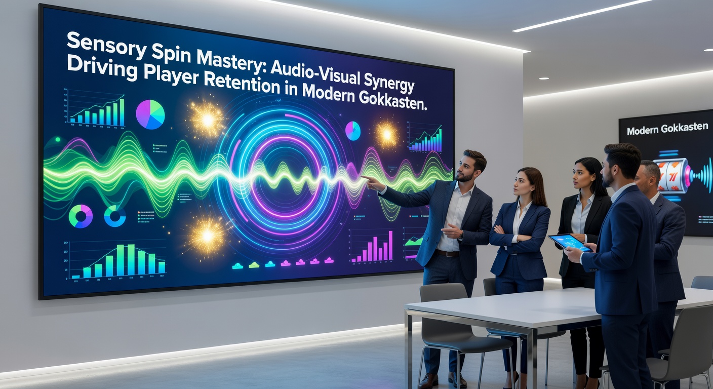Close-up van een moderne gokkast met explosieve visuele effecten en synchrone geluidsgolven die wins vieren
