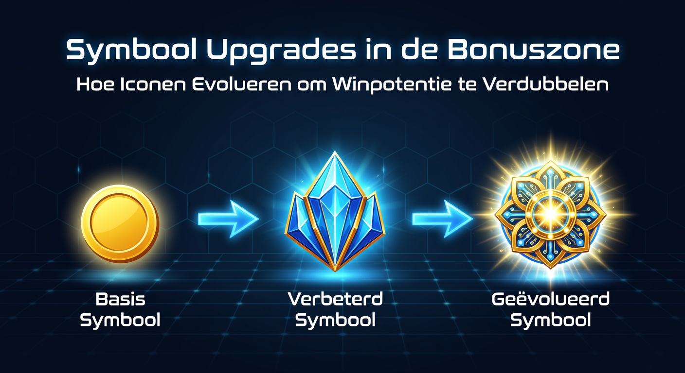 Voorbeeld van geüpgradede iconen in actie tijdens een intensieve bonusronde met multipliers en wilds