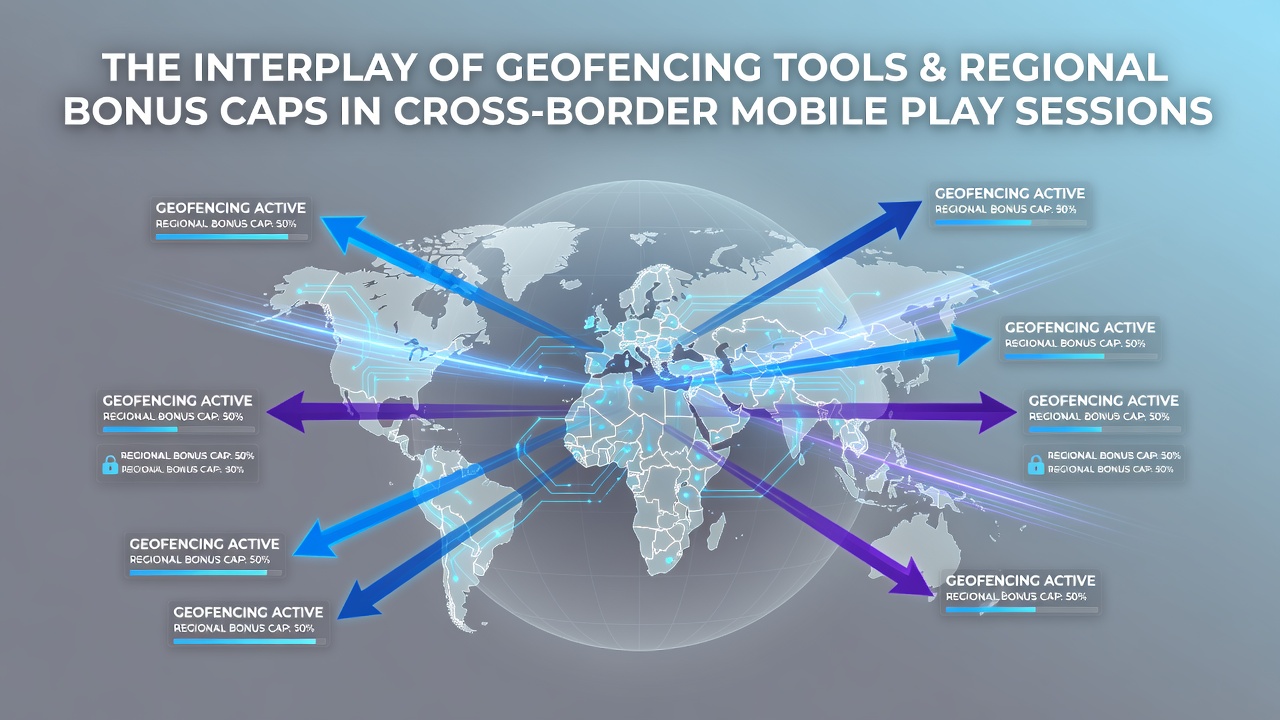 Geofencing technologie in mobiele casino apps met locatie detectie en bonus restricties